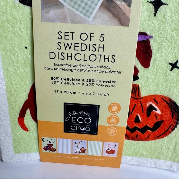 NWT. 5 Swedish dishcloths Each dishcloth with cute dogs - Picture 2 of 9